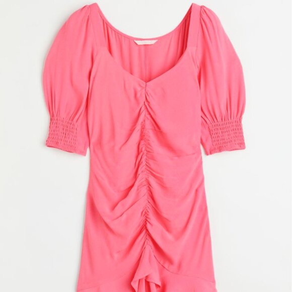 H&M Puff-Sleeved Dress (L) - Picture 1 of 6